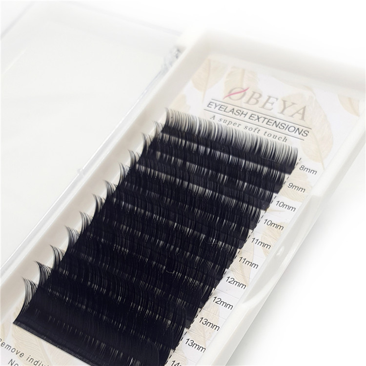 Korea PBT eyelash extensions Permanent eyelashes JBCD curls mixed length 8-15mm wholesale